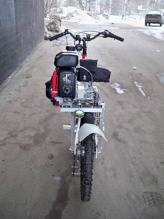 Вариаторный/8-ми ск. мотовел на базе Honda GXH 50