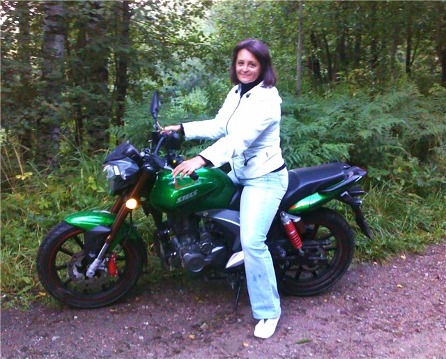 Stels Flame 200 девушка