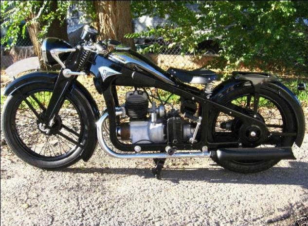 1932 Zundapp K200. Kardan